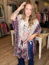 Load image into Gallery viewer, Boho Mosaic Kimono