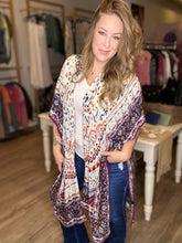 Load image into Gallery viewer, Boho Mosaic Kimono