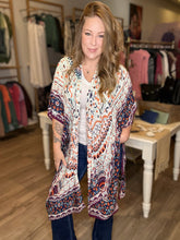 Load image into Gallery viewer, Boho Mosaic Kimono