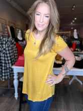 Load image into Gallery viewer, Mustard Perfect Short Sleeve Tee