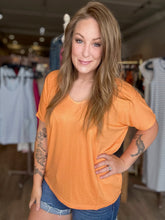 Load image into Gallery viewer, Orange Dolman Short Sleeve