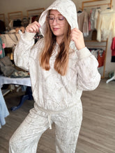 Load image into Gallery viewer, Gray Tree Camo Printed Hoodie