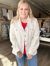 Load image into Gallery viewer, Ivory Corduroy Button Down