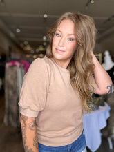 Load image into Gallery viewer, Taupe Puff Sleeve Top