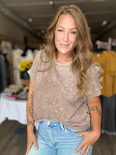 Load image into Gallery viewer, Cocoa Washed Short Sleeve