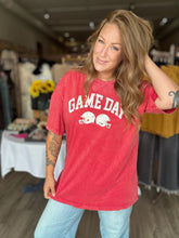 Load image into Gallery viewer, Red Game Day Oversized Tee