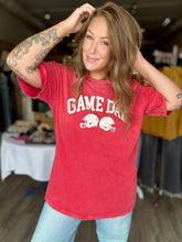 Load image into Gallery viewer, Red Game Day Oversized Tee
