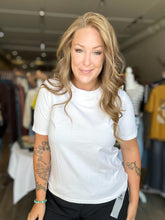 Load image into Gallery viewer, White Classic Boxy Fit Tee