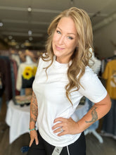 Load image into Gallery viewer, White Classic Boxy Fit Tee