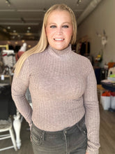 Load image into Gallery viewer, Cocoa Turtle Neck Long Sleeve Top