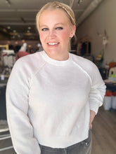Load image into Gallery viewer, Ivory Raglan Sweater