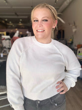 Load image into Gallery viewer, Ivory Raglan Sweater