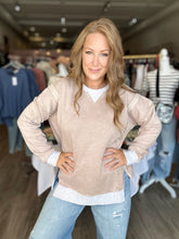 Load image into Gallery viewer, Ash Mocha Fleece Pullover