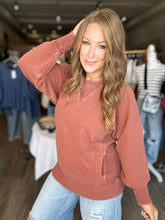 Load image into Gallery viewer, Rust Pocket Pullover