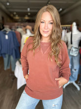 Load image into Gallery viewer, Rust Pocket Pullover