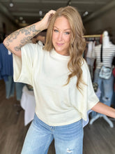 Load image into Gallery viewer, Ivory Short Sleeve Sweater