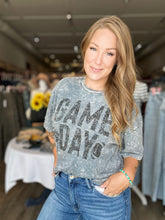 Load image into Gallery viewer, Grey Game Day Washed Tee