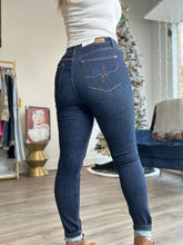 Load image into Gallery viewer, Judy Blue Dark High Waist Skinny Jeans