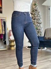 Load image into Gallery viewer, Judy Blue Dark High Waist Skinny Jeans