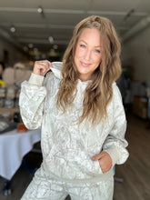 Load image into Gallery viewer, Gray Tree Camo Printed Hoodie