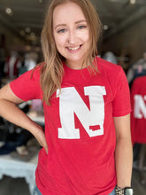 Load image into Gallery viewer, Red Nebraska Crew Neck Tee