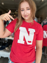 Load image into Gallery viewer, Red Nebraska Crew Neck Tee