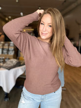 Load image into Gallery viewer, Mauve Shelby Sweater