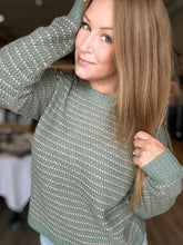 Load image into Gallery viewer, Jade Striped Waffle Knit Sweater