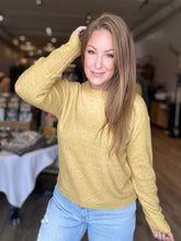 Load image into Gallery viewer, Mustard Wool Cropped Sweater