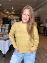 Load image into Gallery viewer, Mustard Wool Cropped Sweater