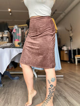 Load image into Gallery viewer, Coco Faux Suede Skirt