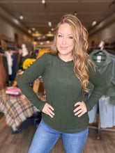 Load image into Gallery viewer, Forest Green Soft Knit Sweater