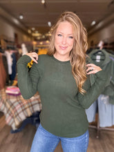 Load image into Gallery viewer, Forest Green Soft Knit Sweater
