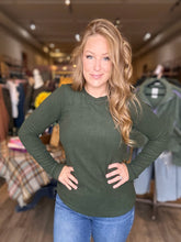 Load image into Gallery viewer, Forest Green Soft Knit Sweater