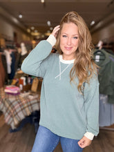 Load image into Gallery viewer, Jade Ribbed Pullover