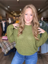 Load image into Gallery viewer, Olive Light Weight Sweater