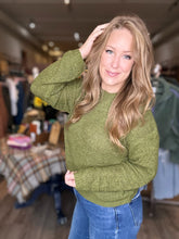 Load image into Gallery viewer, Olive Light Weight Sweater