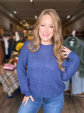 Load image into Gallery viewer, Navy Light Weight Sweater