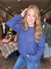Load image into Gallery viewer, Navy Light Weight Sweater
