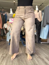 Load image into Gallery viewer, Truffle Suede Wide Leg Pants