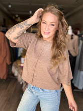Load image into Gallery viewer, Taupe Drop Shoulder Cardigan