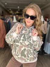 Load image into Gallery viewer, Beige Printed  Snap Button Pullover