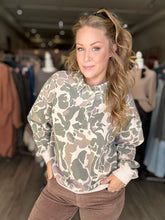 Load image into Gallery viewer, Beige Printed  Snap Button Pullover
