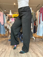 Load image into Gallery viewer, Black Belt Loop Dress Pants