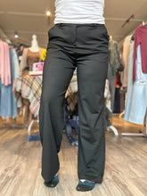 Load image into Gallery viewer, Black Belt Loop Dress Pants