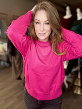 Load image into Gallery viewer, Pink Classic Crewneck Sweater