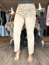 Load image into Gallery viewer, Mocha Washed High Waist Denim Pants