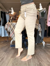 Load image into Gallery viewer, Mocha Washed High Waist Denim Pants