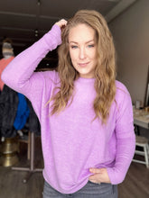 Load image into Gallery viewer, Lavender Brushed Dolman Top