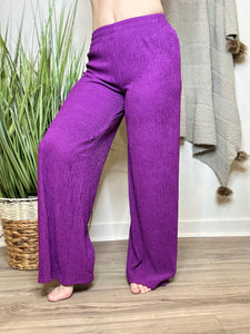 Violet Cropped Loungewear Set